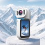 Vortex - VX CAM - Mini action caméra connectée - 2,7K - Rotation 180° - IPX6 - Portable body camera